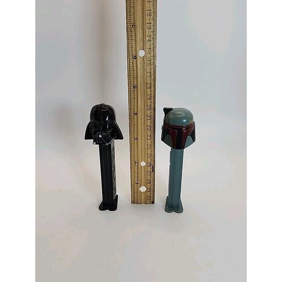 Lot of 2 Star Wars Pez Dispensers Boba Fett & Darth Vader 4.5 " Collectible - Picture 7 of 7